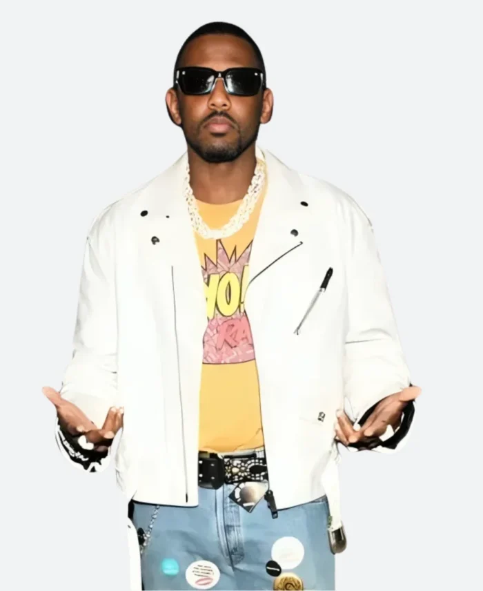 Fabolous 2024 VMAs Island Records Leather Jacket Front Image