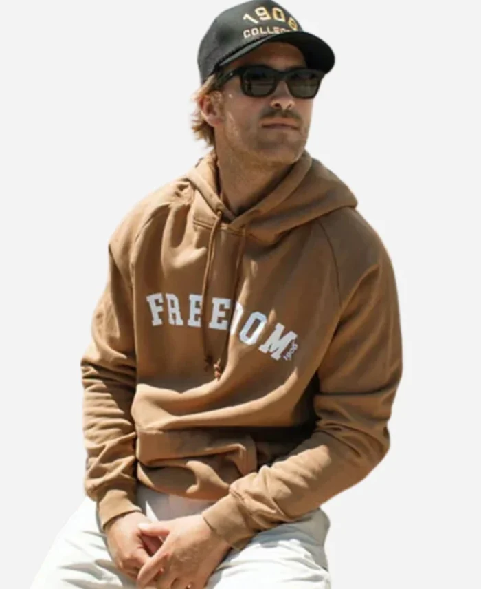 Freedom Brown Hoodie