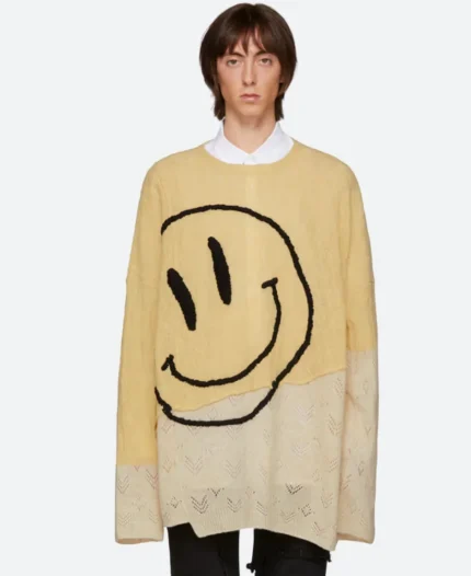 GBBO Noel Fielding Bake Off Smiling Face Jumper Front Image