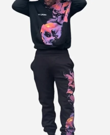 Gateway Luxury Tracksuit Black Front Image