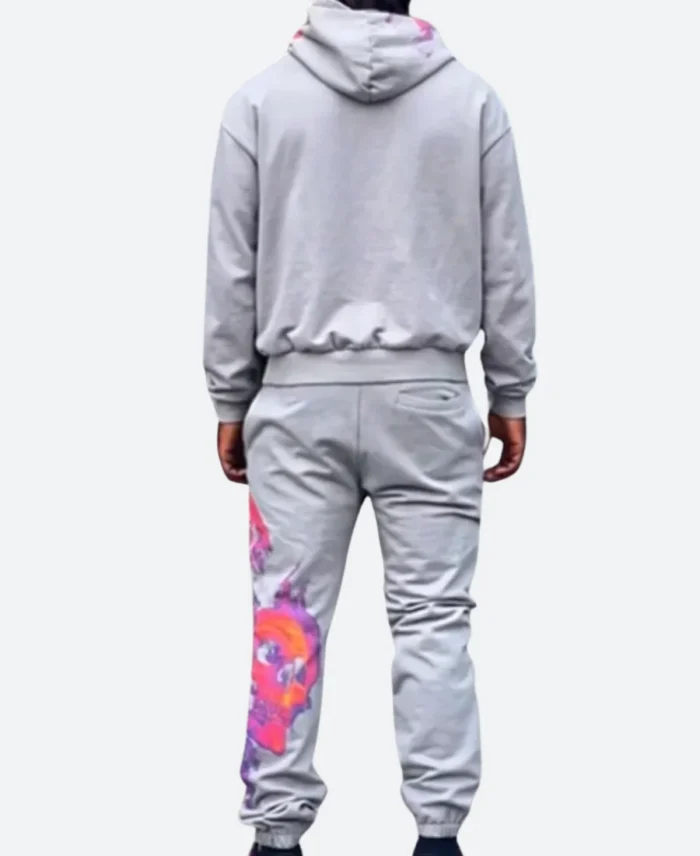 Gateway Luxury Tracksuit Grey Back Image