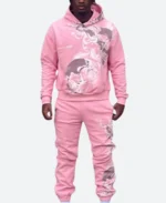 Gateway Luxury Tracksuit Pink Front Image
