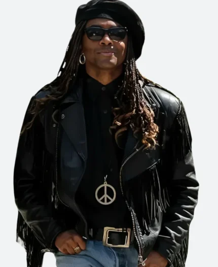 Girl You Know Its True Fabrice Morvan Leather Jacket Front Image
