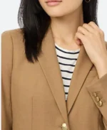 Good American Family Ellen Pompeo Blazer Front Image