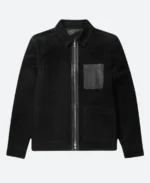 Good Morning America Tyler Perry Suede Leather JacketFront Image