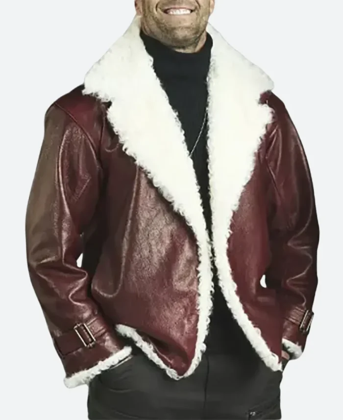 Holiday Ops 2025 Jason Statham Leather Jacket Actor Image