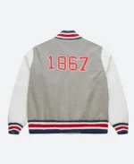 Howard Bison Homecoming Letterman Varsity Jacket Back image