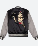 Ice Cream Hoodini Varsity Jacket Black Back Image
