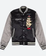 Ice Cream Hoodini Varsity Jacket Black Front Image
