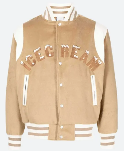 Icecream Letterman Varsity Jacket Front Image
