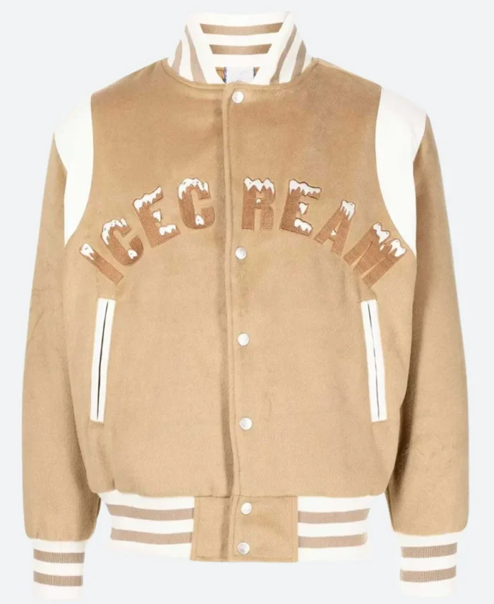 Icecream Letterman Varsity Jacket Front Image