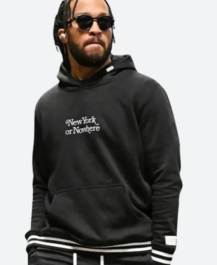 Jalen Brunson New York Or Nowhere Hoodie Actor Image