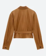 Kate Hudson Leather Jacket Back Image