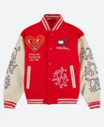 Keith Haring Varsity Jacket Front Image