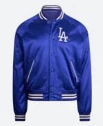 Ken Watanabe Los Angeles Dodgers Varsity Jacket Front Image