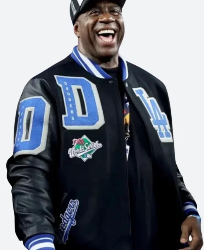Magic Johnson X LA Dodgers Varsity Jacket