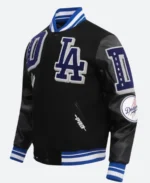 Magic Johnson X LA Dodgers Varsity Jacket patch Image