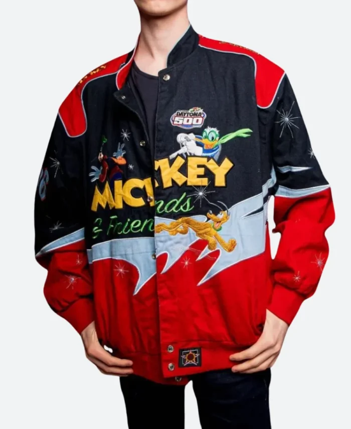 Mickey And Friends Disney Daytona 500 Jacket Front Image