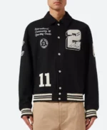 NYC 2025 Patty Mills Varsity Jacket Front Image