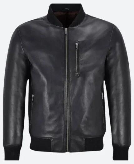 Ncis S21 Nick Torres Leather Jacket Front Image