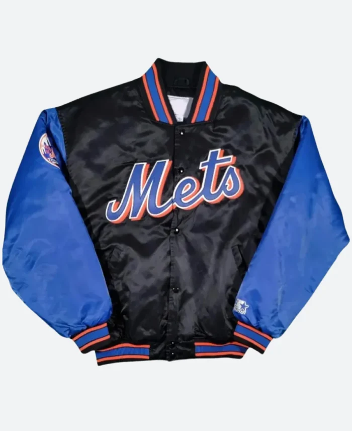 New York Mets 90s Letterman Varsity Jacket Front Image