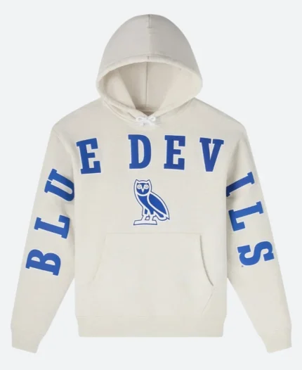 OVO X Blue Devils Duke Hoodie Front Image