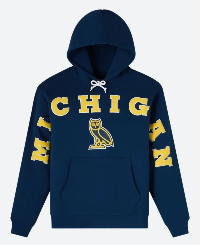 OVO X Michigan Wolverines Hoodie Front Image