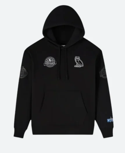 OVO X NBA All Star Hoodie Black Front Image