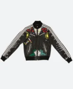 Pharrell Williams Leather Jacket Front Image