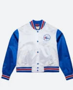 Philadelphia 76ers Varsity Jacket Front Image