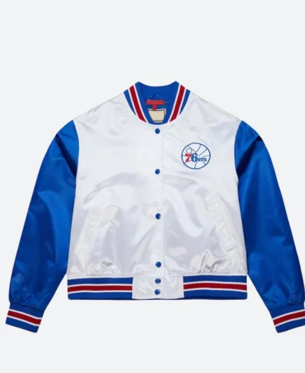 Philadelphia 76ers Varsity Jacket Front Image