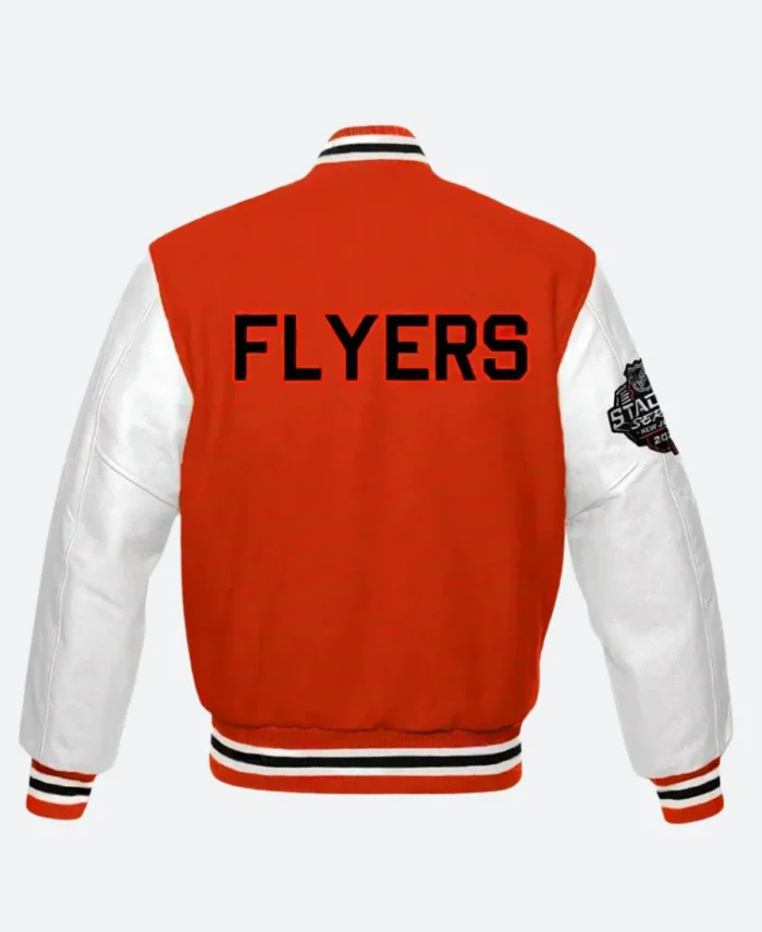 Philadelphia Flyers John Tortorella Varsity Jacket Back Image