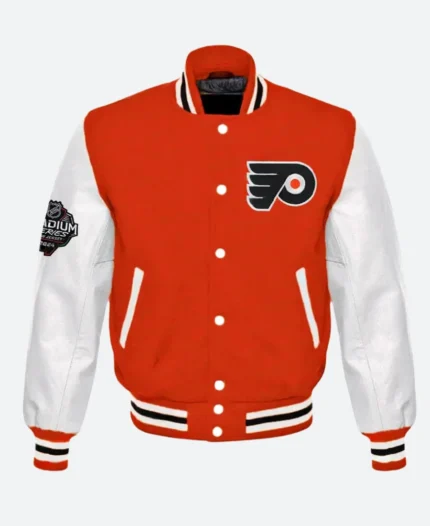 Philadelphia Flyers John Tortorella Varsity Jacket Front Image
