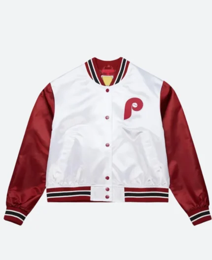 Philadelphia Phillies Varsity Jacket Back Image