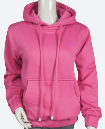 Pink Pullover Hoodie Front image