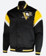 Pittsburgh Penguins Letterman Varsity Jacket Front Image