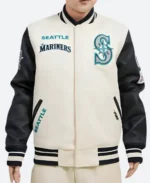 Seattle Mariners Varsity Jacket Back Image