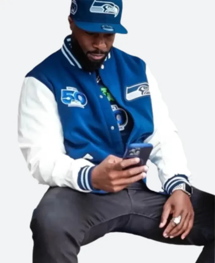 Seattle Seahawks 50th Season Varsity Jacket