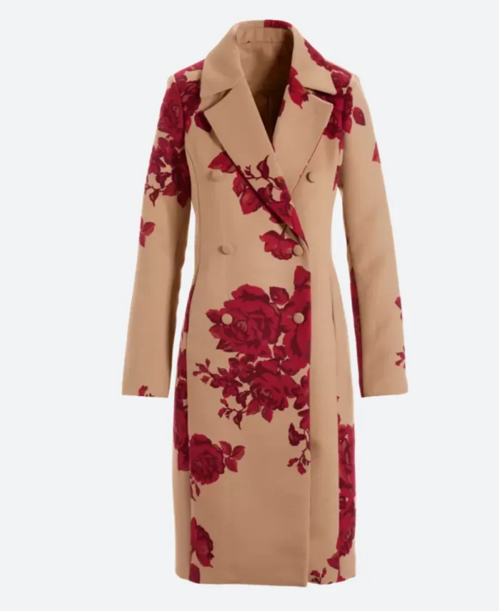 Sisterhood Inc Megan Floral Trench Coat Front Image