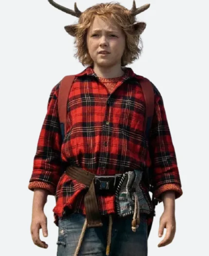 Sweet Tooth S3 Gus Plaid Jacket Front Image