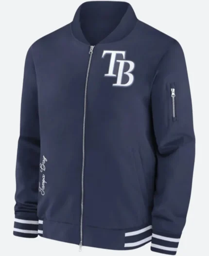 Tampa Bay Rays Bomber Jacket Front IMage