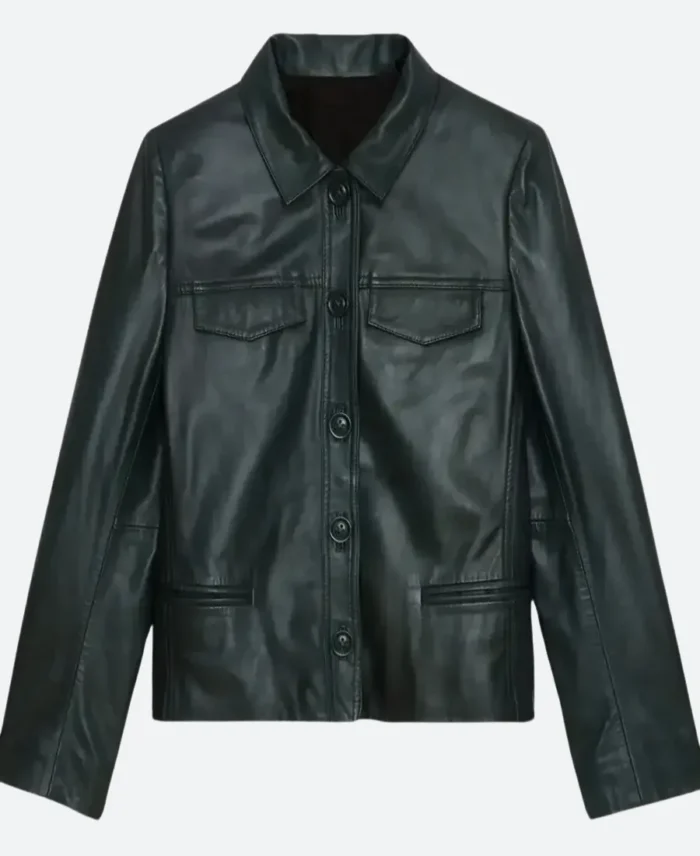 The Life List 2025 Alex Leather Jacket Front Image