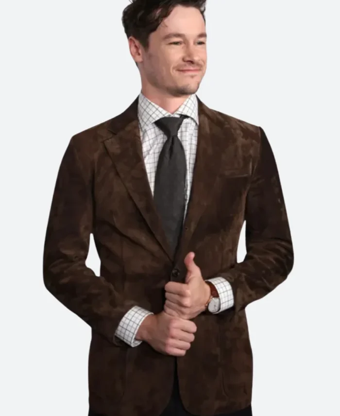 The Life List 2025 Kyle Allen Velvet Blazer Front Image