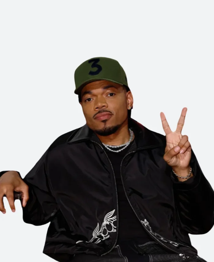 The Voice S25 Chance the Rapper Floral Embroidered Jacket