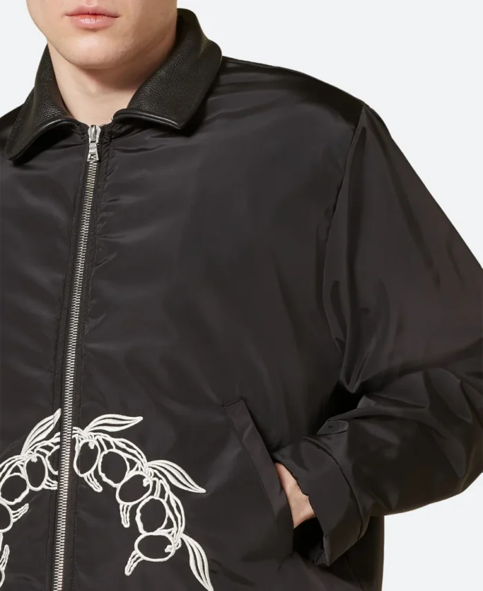 The Voice S25 Chance the Rapper Floral Embroidered Jacket Close Image