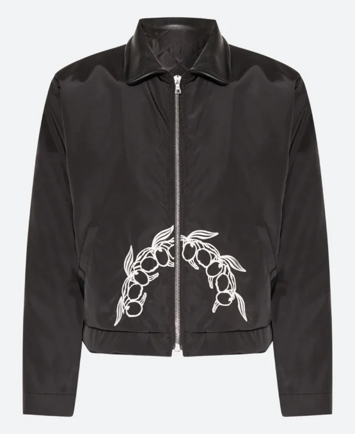 The Voice S25 Chance the Rapper Floral Embroidered Jacket Close Image
