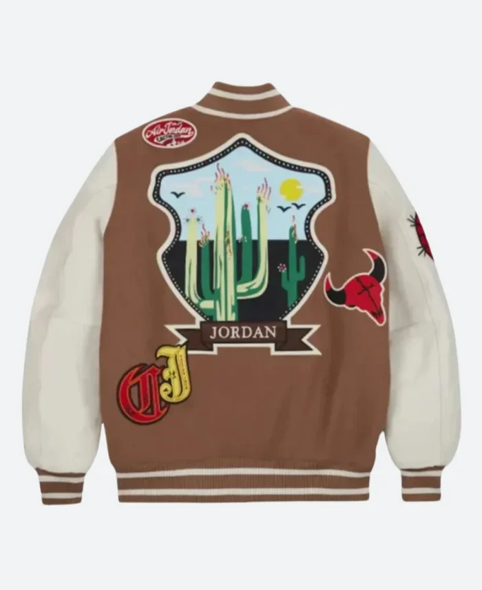 Travis Scott x Jordan Varsity JacketBack Image