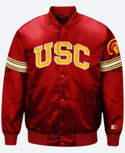 USC Trojans Letterman Varsity Jacket Front Image
