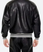 WWE Raw 2024 Seth Rollins Leather Jacket Back Image