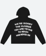 1 800 Boys Lie Hoodie Bllack Back Image